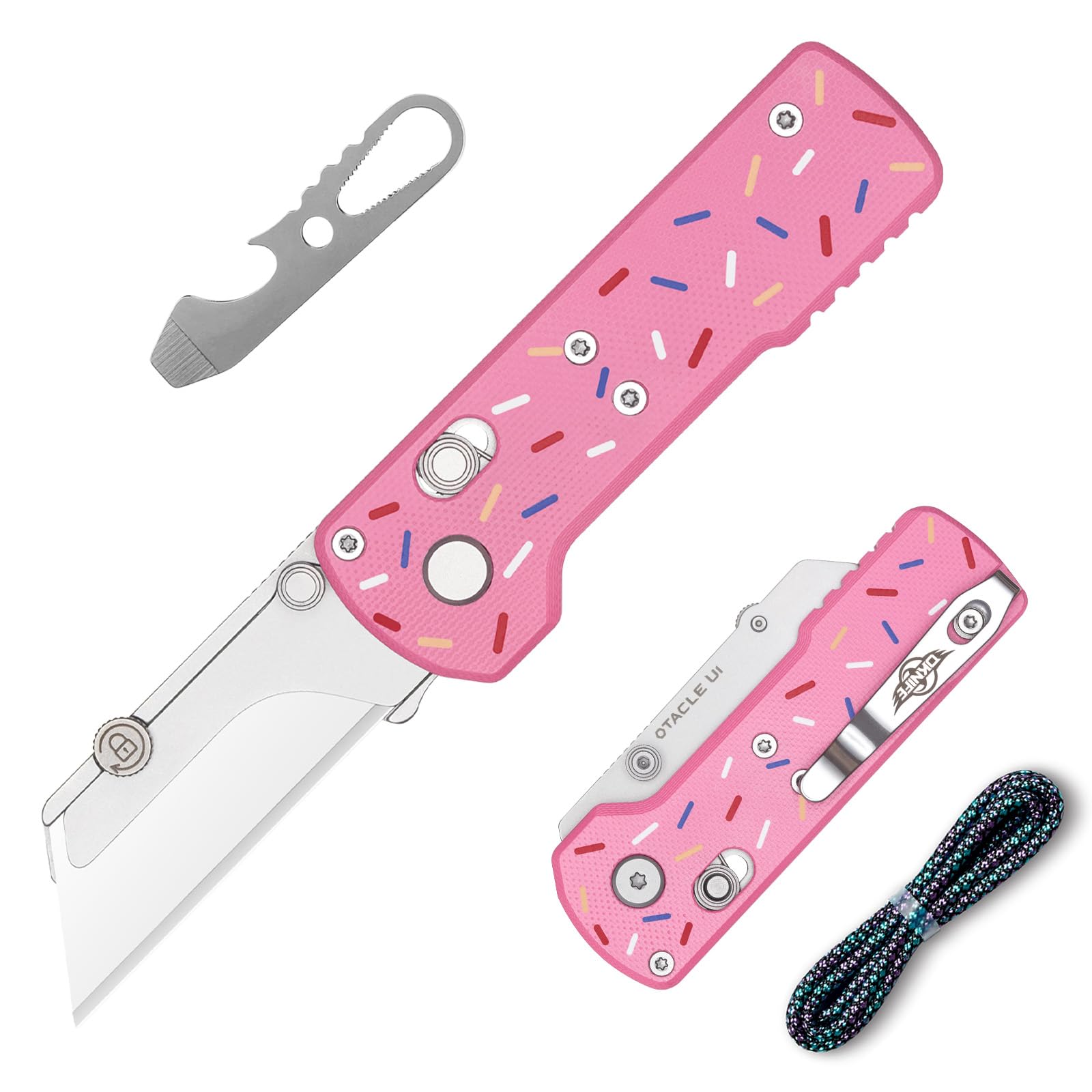 OKNIFE Otacle U1 Folding Pocket Utility Knife, Quick Change Box